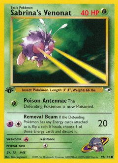 Sabrina's Venonat 96 — Gym Heroes