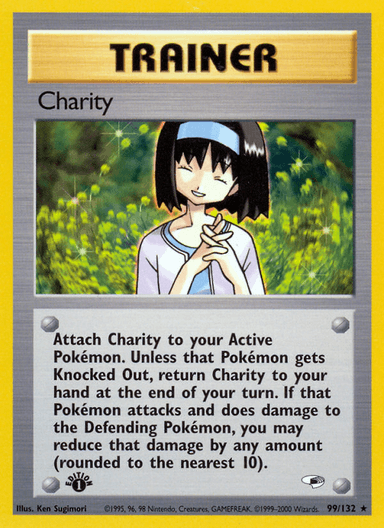 Carta Charity 99/132 do set Gym Heroes — Pokémon TCG | Bynx