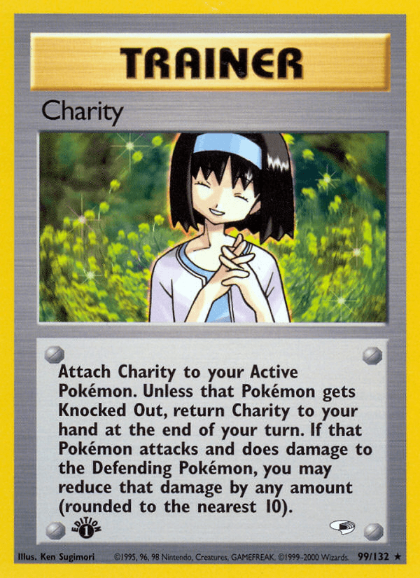 Carta Charity 99/132 do set Gym Heroes — Pokémon TCG | Bynx