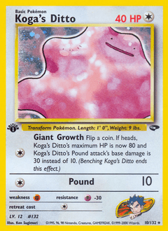 Koga's Ditto 10 — Gym Challenge