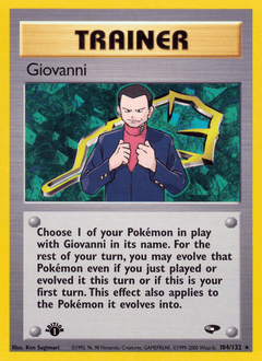 Giovanni 104/132 — Gym Challenge