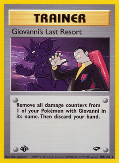 Giovanni's Last Resort 105/132 — Gym Challenge