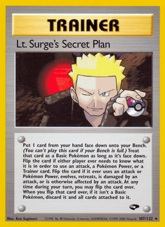 Lt. Surge's Secret Plan 107/132 — Gym Challenge