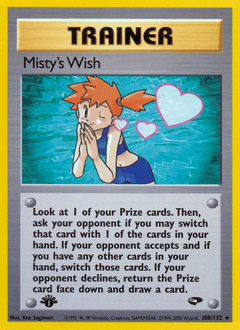 Misty's Wish 108/132 — Gym Challenge