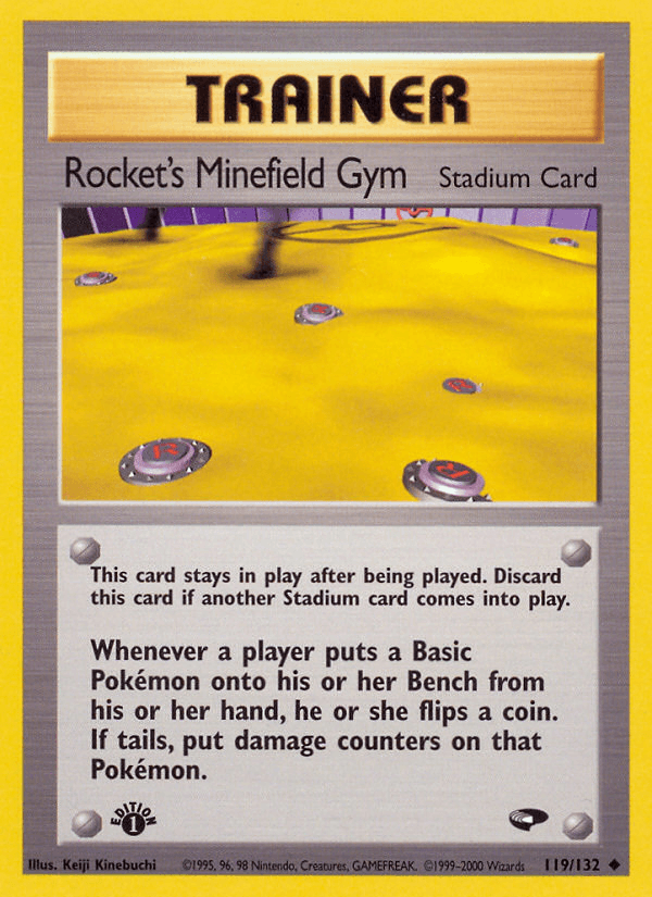 Carta Rocket's Minefield Gym 119/132 do set Gym Challenge — Pokémon TCG | Bynx