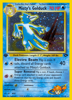 Misty's Golduck 12/132 — Gym Challenge