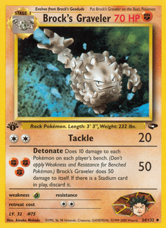 Brock's Graveler 34 — Gym Challenge
