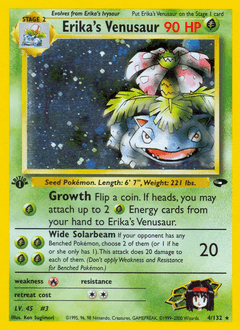 Erika's Venusaur 4/132 — Gym Challenge