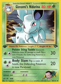 Giovanni's Nidorina 44 — Gym Challenge