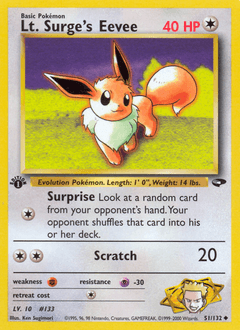 Lt. Surge's Eevee 51 — Gym Challenge
