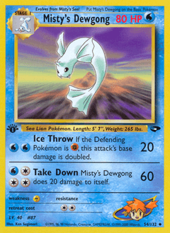 Misty's Dewgong 54 — Gym Challenge