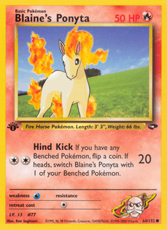 Blaine's Ponyta 64 — Gym Challenge
