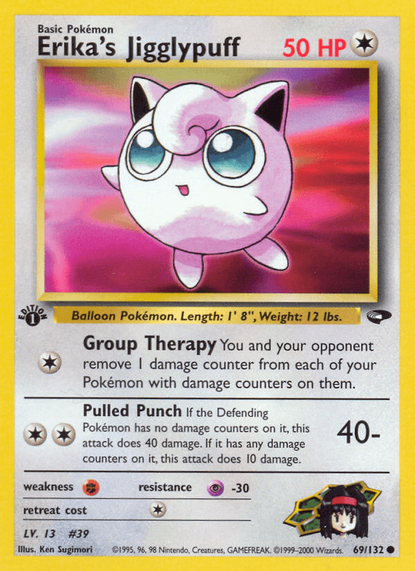 Carta Erika's Jigglypuff 69/132 do set Gym Challenge — Pokémon TCG | Bynx