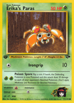 Erika's Paras 71/132 — Gym Challenge