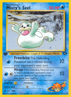 Misty's Seel 91/132 — Gym Challenge