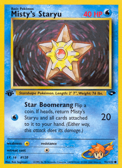 Misty's Staryu 92 — Gym Challenge