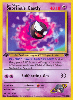 Sabrina's Gastly 97 — Gym Challenge