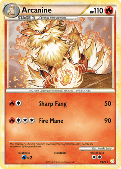 Arcanine 1 — HeartGold & SoulSilver