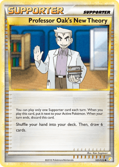 Professor Oak's New Theory 101/123 — HeartGold SoulSilver