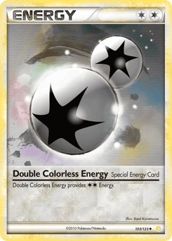 Double Colorless Energy 103/123 — HeartGold SoulSilver