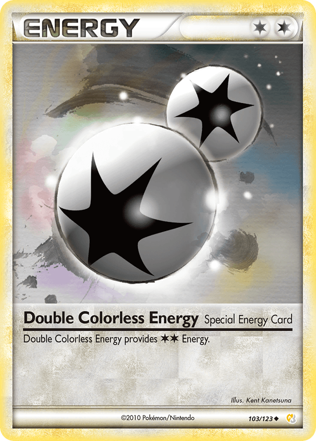 Carta Double Colorless Energy 103/123 do set HeartGold & SoulSilver — Pokémon TCG | Bynx