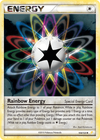 Carta Rainbow Energy 104/123 do set HeartGold & SoulSilver — Pokémon TCG | Bynx