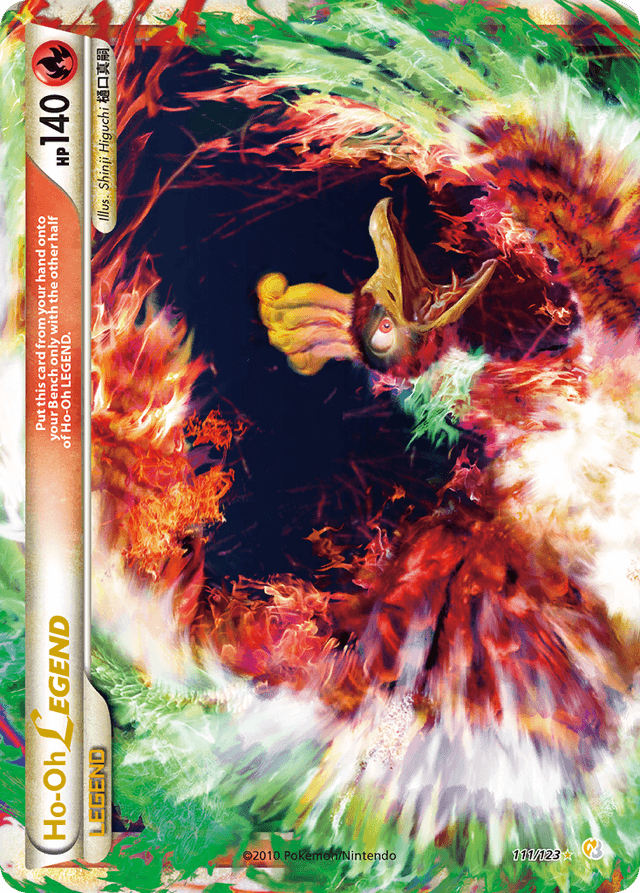 Carta Ho-Oh LEGEND 111/123 do set HeartGold & SoulSilver — Pokémon TCG | Bynx