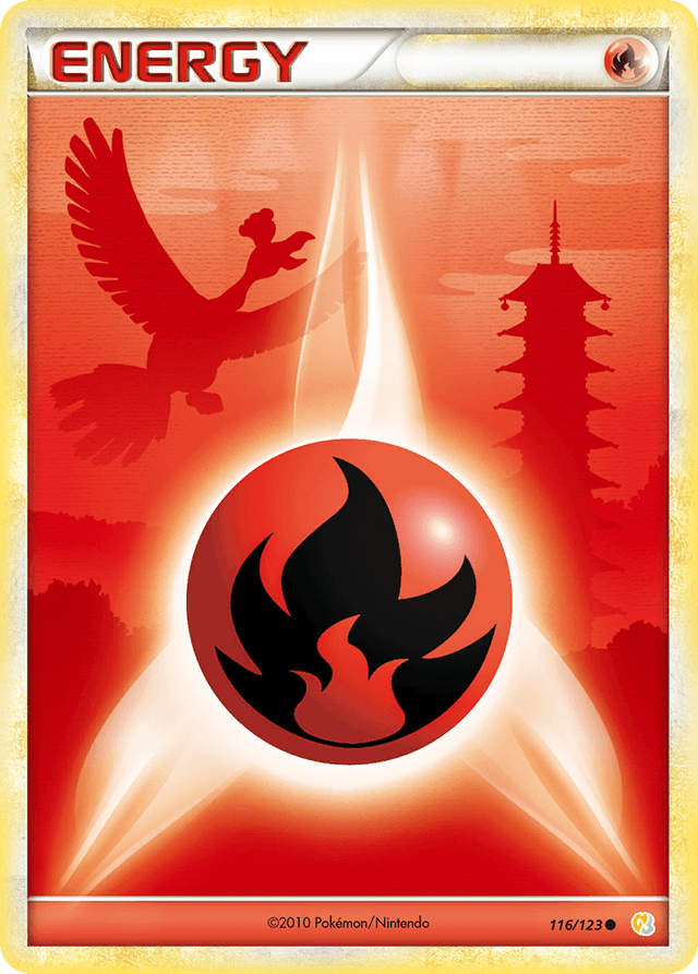Carta Fire Energy 116/123 do set HeartGold & SoulSilver — Pokémon TCG | Bynx
