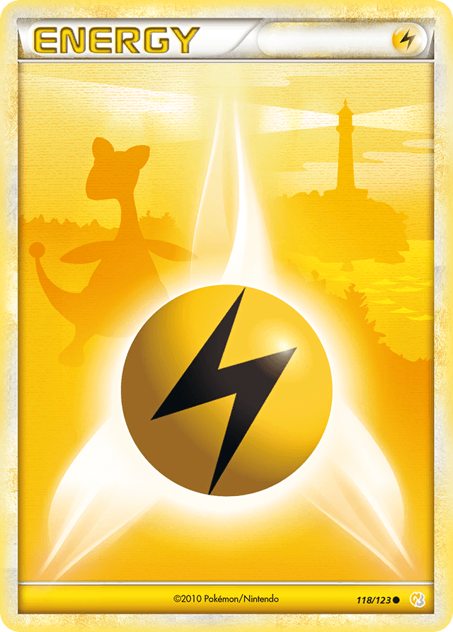 Carta Lightning Energy 118/123 do set HeartGold & SoulSilver — Pokémon TCG | Bynx