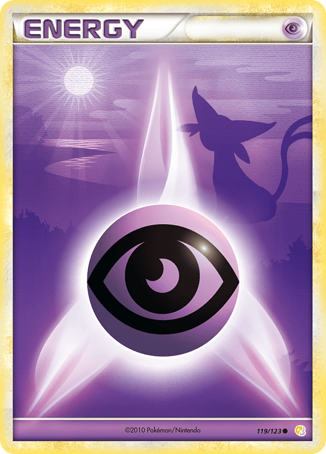Carta Psychic Energy 119/123 do set HeartGold & SoulSilver — Pokémon TCG | Bynx