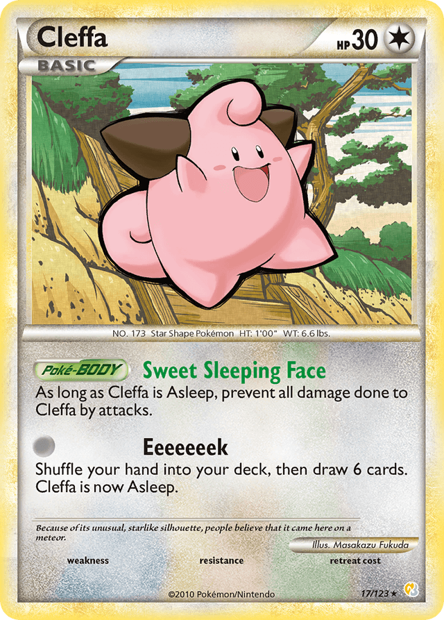 Carta Cleffa 17/123 do set HeartGold & SoulSilver — Pokémon TCG | Bynx