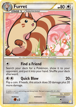 Furret 21 — HeartGold & SoulSilver