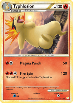 Typhlosion 32 — HeartGold & SoulSilver