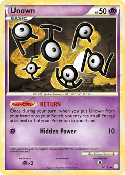 Unown 54 — HeartGold & SoulSilver