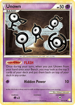Unown 55 — HeartGold & SoulSilver