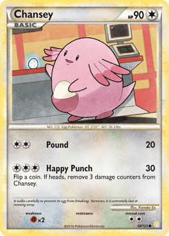 Chansey 58 — HeartGold & SoulSilver