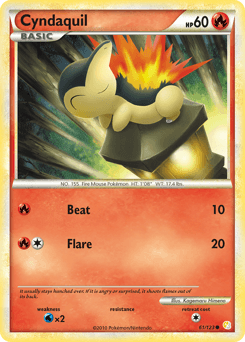 Cyndaquil 61 — HeartGold & SoulSilver