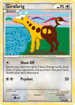 Girafarig 64 — HeartGold & SoulSilver