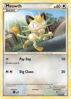 Meowth 75 — HeartGold & SoulSilver