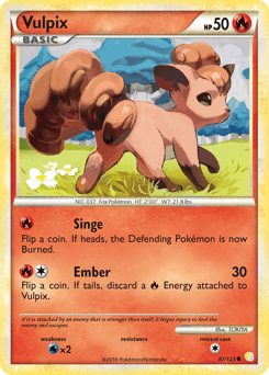 Vulpix 87 — HeartGold & SoulSilver