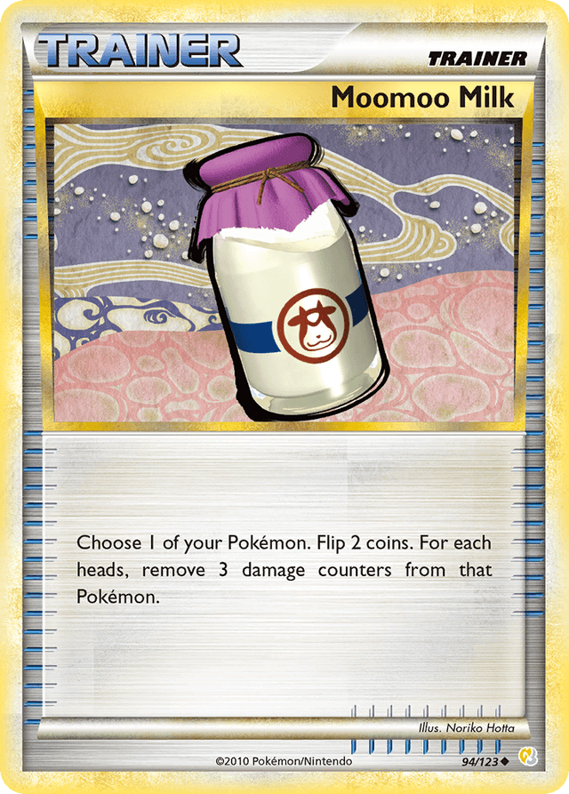 Carta Moomoo Milk 94/123 do set HeartGold & SoulSilver — Pokémon TCG | Bynx