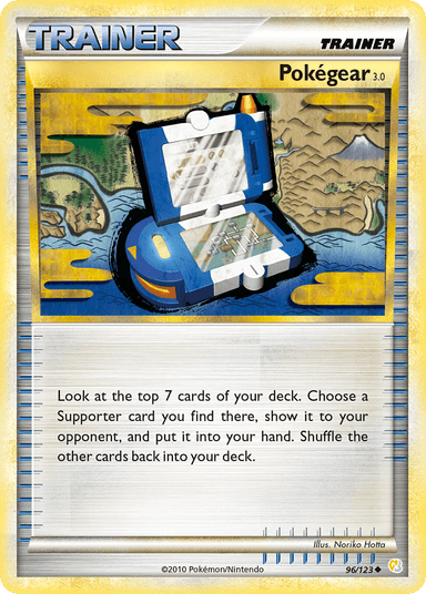 Carta Pokégear 3.0 96/123 do set HeartGold & SoulSilver — Pokémon TCG | Bynx