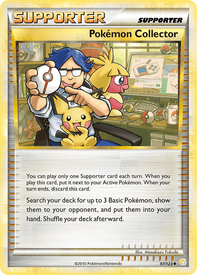 Carta Pokémon Collector 97/123 do set HeartGold & SoulSilver — Pokémon TCG | Bynx