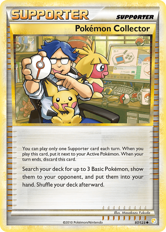 Carta Pokémon Collector 97/123 do set HeartGold & SoulSilver — Pokémon TCG | Bynx