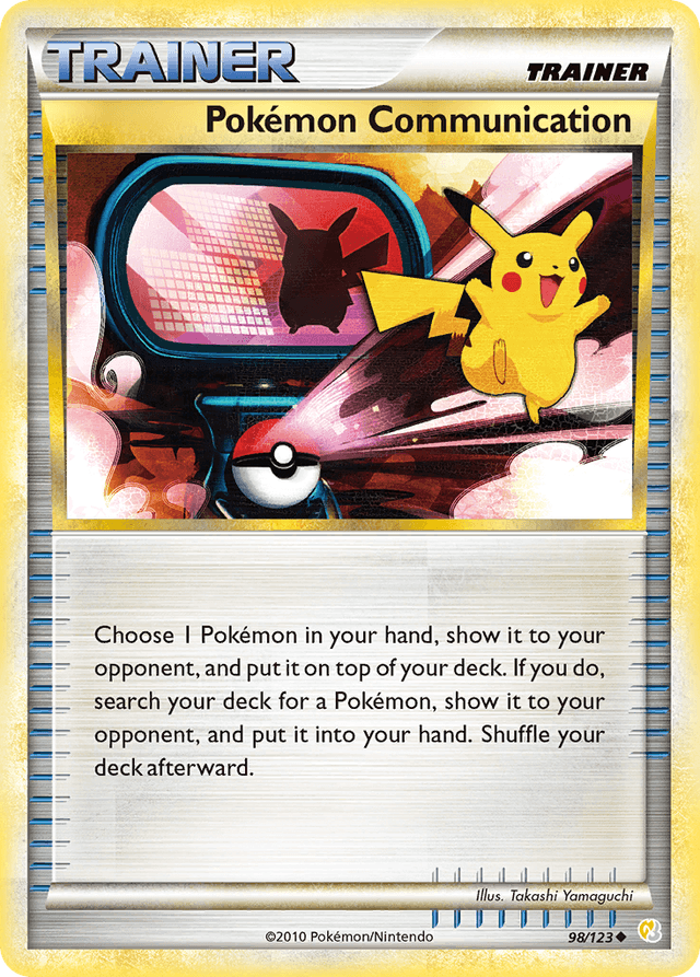 Carta Pokémon Communication 98/123 do set HeartGold & SoulSilver — Pokémon TCG | Bynx
