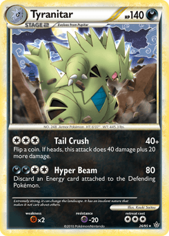 Tyranitar 26/95 — Revelado