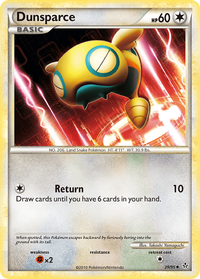 Carta Dunsparce 29/95 do set HS—Unleashed — Pokémon TCG | Bynx