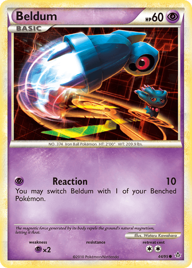 Carta Beldum 44/95 do set HS—Unleashed — Pokémon TCG | Bynx