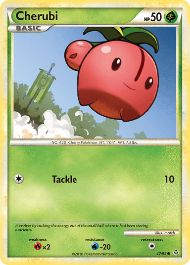Carta Cherubi 47/95 do set HS—Unleashed — Pokémon TCG | Bynx
