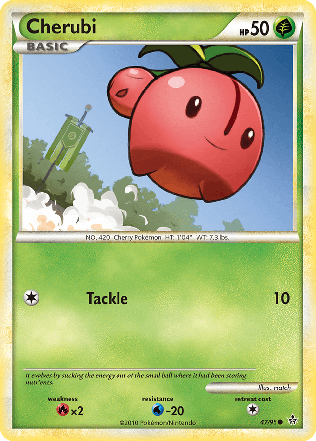 Carta Cherubi 47/95 do set HS—Unleashed — Pokémon TCG | Bynx